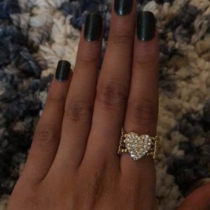 Stretchy Heart Ring